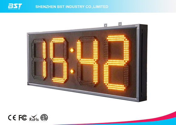 黄色 10&quot;スポーツの競技場のための導かれた時計の表示デジタル時計のタイマー